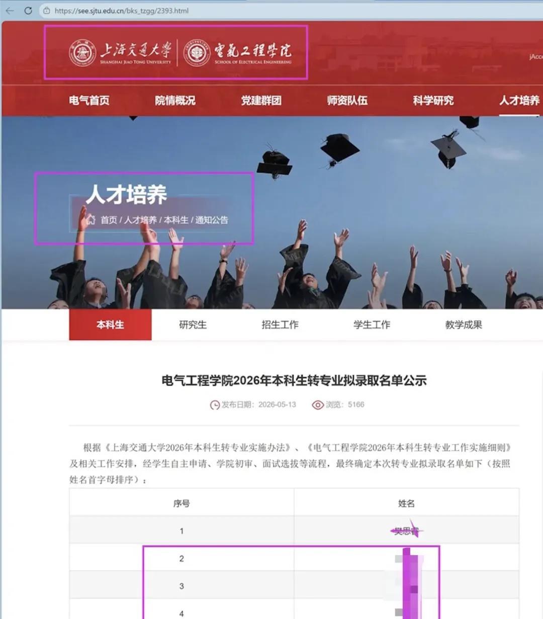 Who is the father of Miss Fan from Shanghai Jiao Tong University?